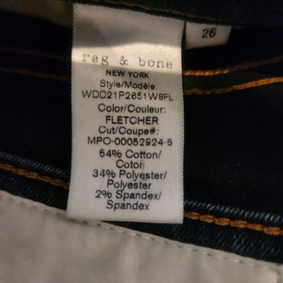 Rag and Bone Cate Mid-Rise Ankle Skinny 26 - Picture 6 of 6